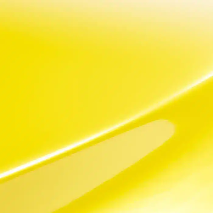 high gloss bright yellow