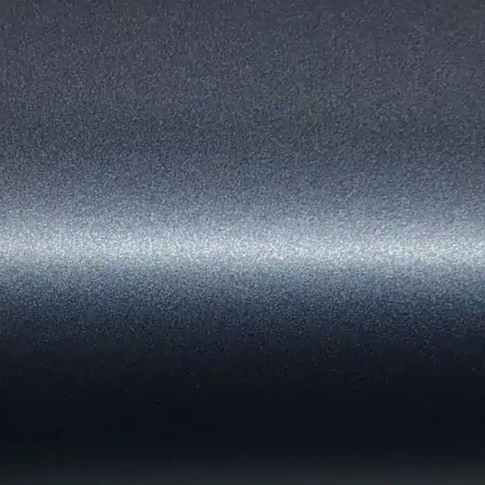 satin metallic grey blue